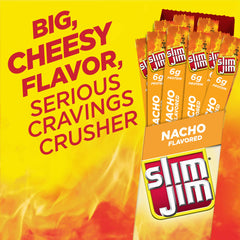 Slim Jim individually wrapped Giant Nacho stick ready for on-the-go snacking