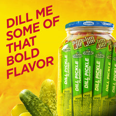 Opened individually wrapped Slim Jim stick displaying portable sealed convenience