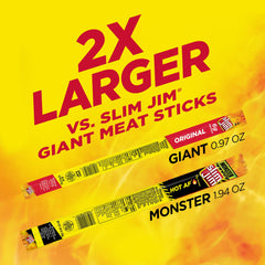 Slim Jim close-up texture of smoked meat stick revealing savory appeal