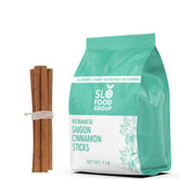 Slofoodgroup front view of 16 oz Saigon cinnamon sticks showing packaging and quantity benefit