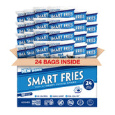 SMART FRIES front packaging showing 24-pack for easy stocking