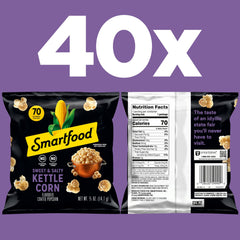 Smartfood close-up of popcorn texture highlighting light air-popped crunch