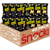 Smartfood front pack group showing all three included flavors and counts for variety