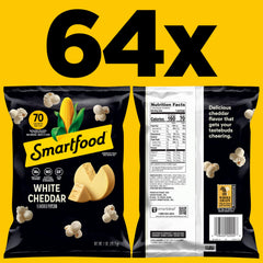 Close-up of a single Smartfood one-ounce bag highlighting sealed packaging and easy portability