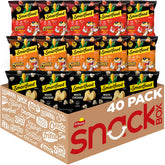 Smartfood variety pack front view showing 40 single-serve bags and benefits
