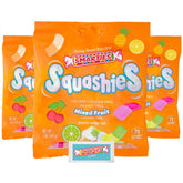 Smarties front packaging showing three 5 oz bags and label benefits