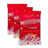 Smarties front packaging showing three 5 oz packs and clear brand view for convenience
