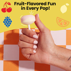 Smarties mega held in hand demonstrating size and portion control benefit