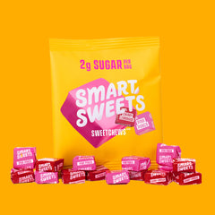 SmartSweets close-up of chewy texture highlighting soft fruit-forward mouthfeel