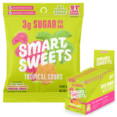 SmartSweets front packaging showing low sugar benefit and 1.8oz bag