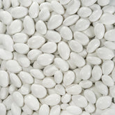 Smarty Stop front packaging showing 2-pound pastel almonds and easy serving