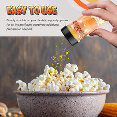 Smash Seasonings sprinkled on a popcorn bowl for party-ready taste