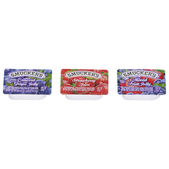 Smucker's cup seal close-up displaying traceability code and freshness assurance