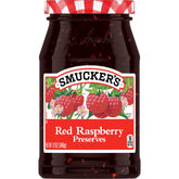 Smucker's front-pack display showing six 12 oz jars and convenient bulk value