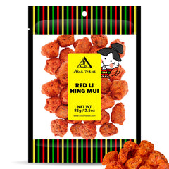Snack Hawaii front packaging showing Asia Trans li hing plums and clear branding, perfect for gifting