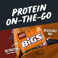 Snack Peak Big’s pouch held in hand demonstrating compact size and travel-friendly benefit