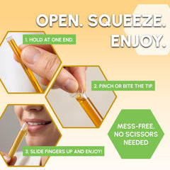 Snackathon resealable bulk bag keeping honey sticks fresh and organized benefit