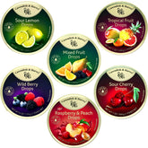 SnackWave Cavendish & Harvey front tins assortment showing colorful labels and portability