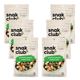 Snak Club front packaging showing branding and resealable bag benefit