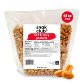 Snak Club front packaging showing 3 lb bag and bold flavor benefit