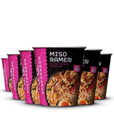Snapdragon front packaging showing miso cup and branding for quick meal choice