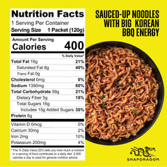 Snapdragon close-up noodle texture showing chewy wheat bite benefit