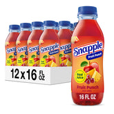 Snapple front packaging showing bottle and label, brand refreshment appeal