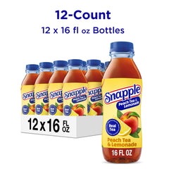 Close-up of Snapple label showing ingredient clarity and real juice claim