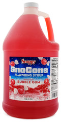 SNAPPY gallon bottle front label showing bubble gum flavor and ready-to-use convenience