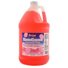 SNAPPY one-gallon jug front packaging showing cotton candy flavor and branding, great for high-volume service