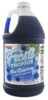 SNAPPY Frosti Tropics front jug showing product and bright blue color benefit