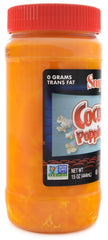 SNAPPY oil in popcorn machine producing golden kernels and rich aroma benefit