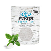 SNØ front packaging showing 1 lb bag and brand clarity