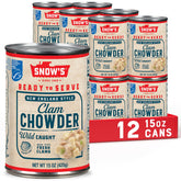 Snow's front of can showing label and ready-to-serve convenience benefit