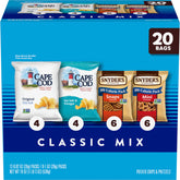 Snyder's of Hanover variety pack front view showing 20 snack bags and branding benefit convenience