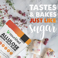 So Nourished used in baked cookies showing browning and sugar-like results