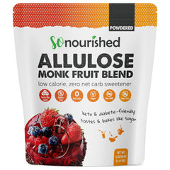 So Nourished front packaging showing product name and large 80oz size benefit