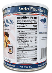 Soda Fountain powder texture close-up showing fine malted particles and natural ingredients benefit