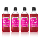 sodastream front packaging showing four Bubly Burst bottles and benefits