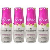 sodastream Bubly Burst watermelon lime front packaging showing bottle and brand, clear flavor visual