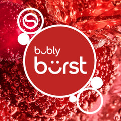 sodastream Bubly pouring syrup into glass demonstrating simple mixing and taste control