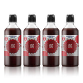 sodastream front packaging showing four diet cola bottles and brand benefit
