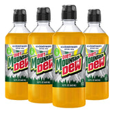 sodastream front pack showing four Diet Mountain Dew bottles and quantity benefit