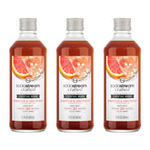 sodastream front packaging showing three bottles and easy mix convenience