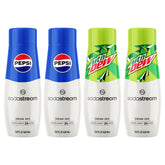 sodastream front packaging showing variety pack and easy mixing benefit