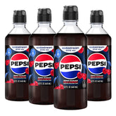 sodastream front packaging showing four wild cherry pepsi zero bottles and value