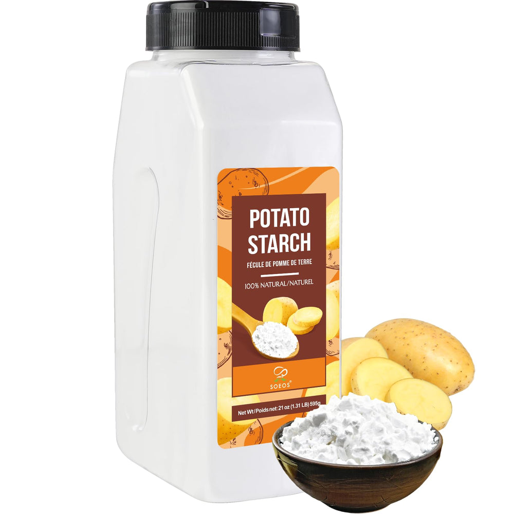 Soeos bottle front packaging showing label and size for easy identification and shelf appeal