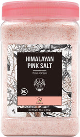 Soeos front packaging 5lb bottle showing bulk salt convenience
