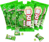 Soeos front packaging showing five 12.3 oz Hongyuan guava candy bags, convenient storage