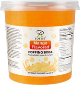 Soeos front packaging showing 3kg tub and serving suggestion benefit: bulk convenience